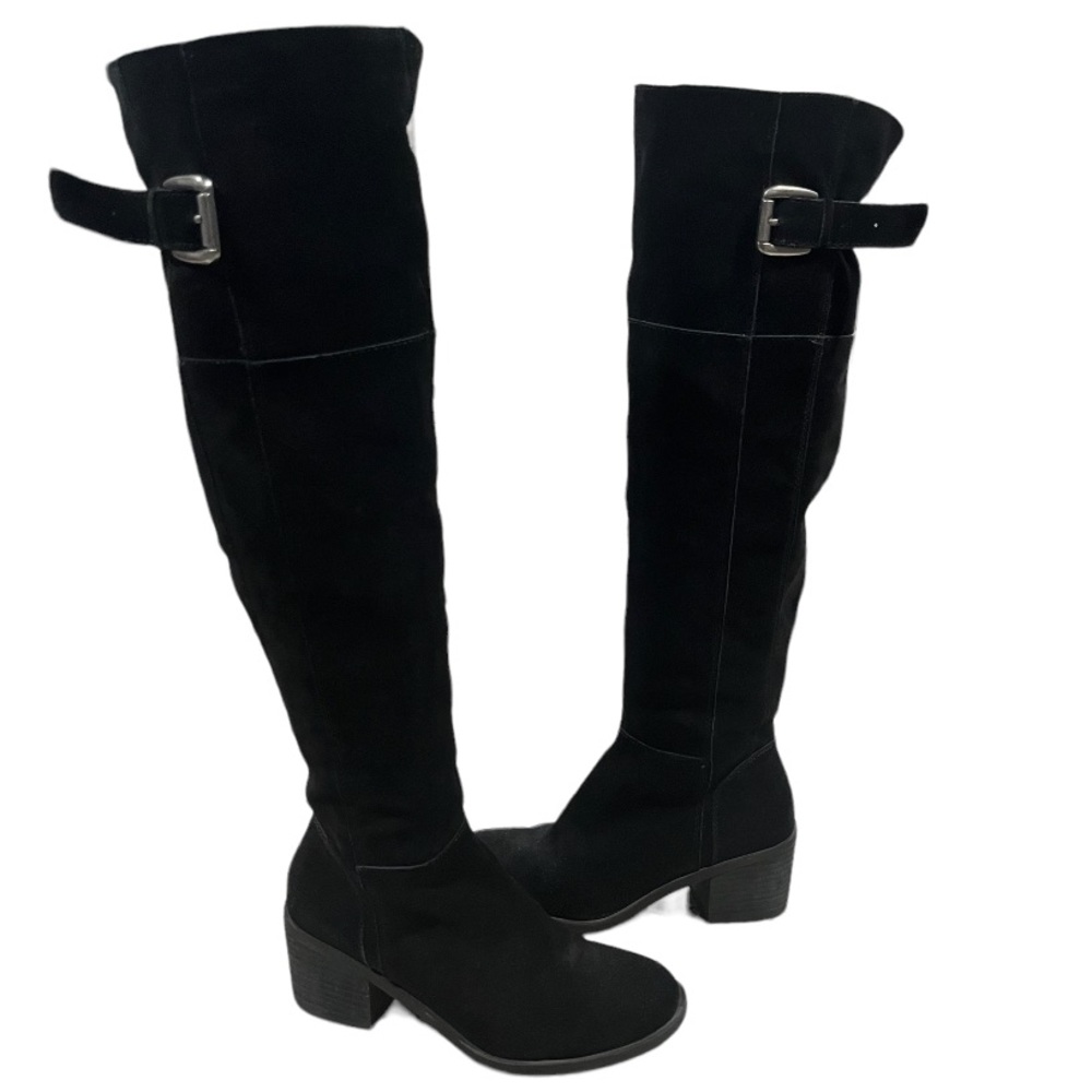 Suede Over the Knee Boots by Crown Vintage, size 8M